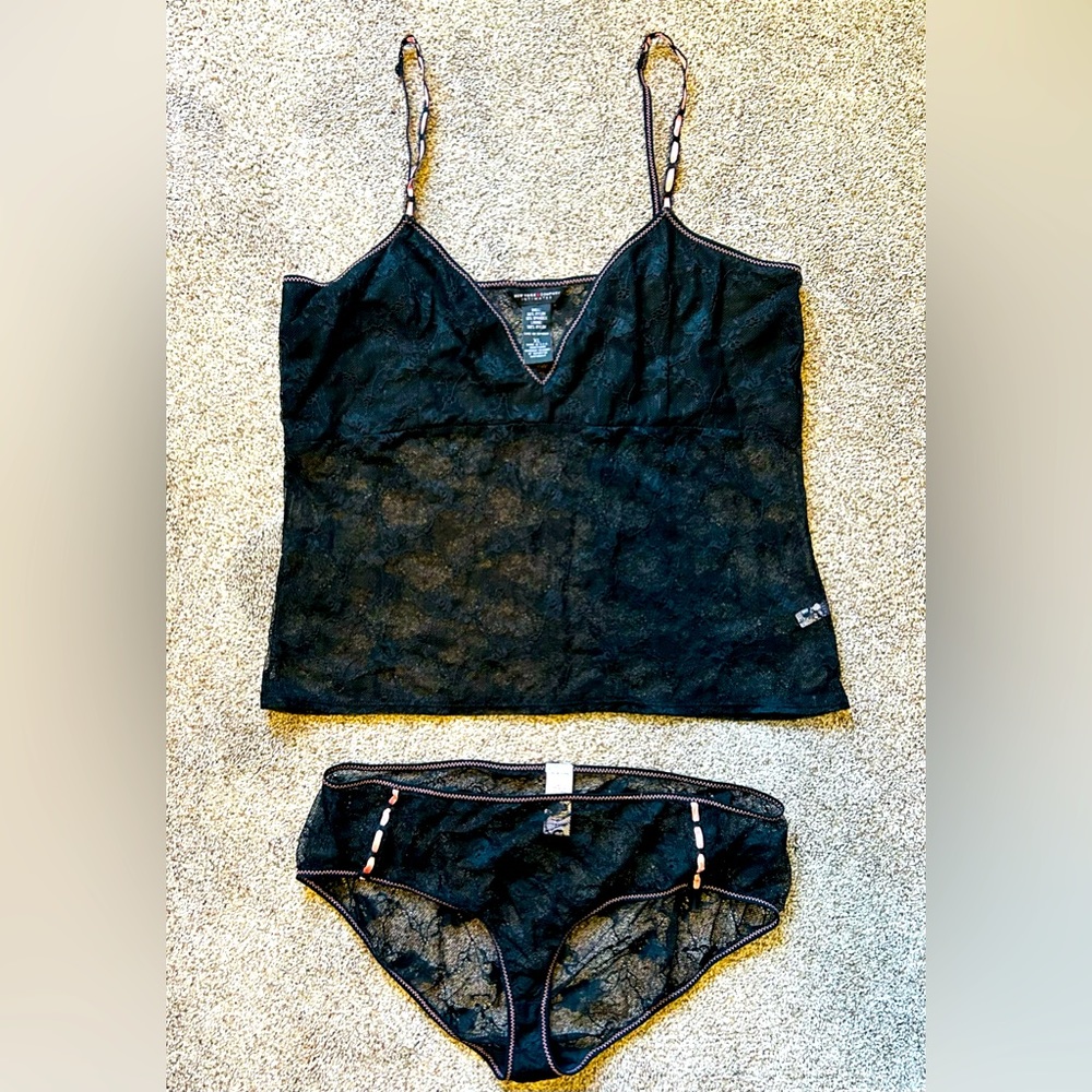 NY&CO lace tank top and panty set XL